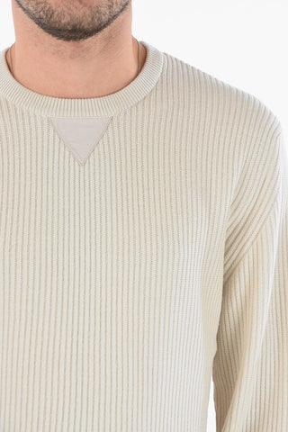 Ribbed Wool Crewneck Sweater
