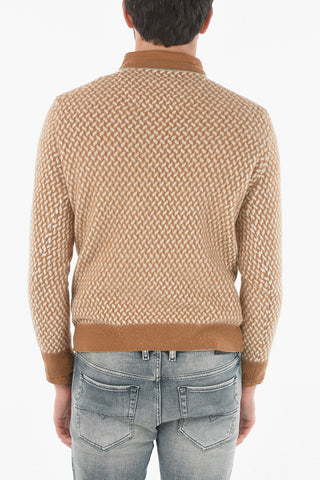 Maglia Girocollo Fantasia Chevron