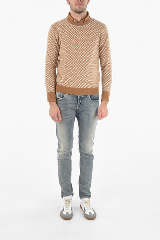 Maglia Girocollo Fantasia Chevron