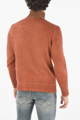 Maglia Collo alto Bicolore