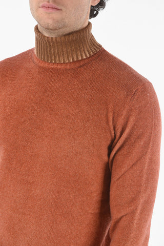 Maglia Collo alto Bicolore