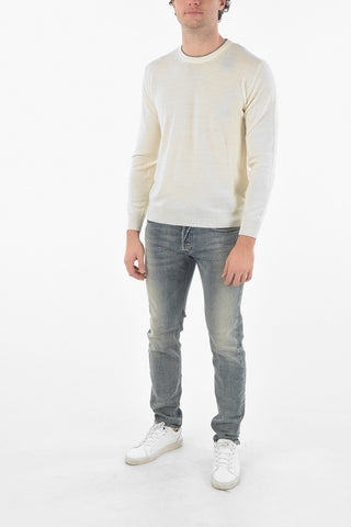Maglia Girocollo in Lana Vergine Merinos Extrafine