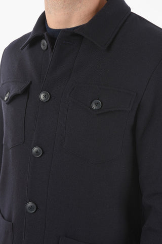 Patches Pockets Virgin Wool Derby Blazer