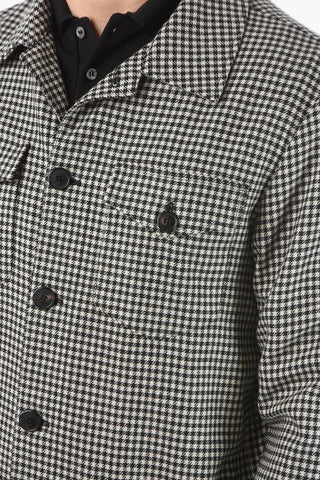 gingham checked Derby Blazer with Double Breast Pockets