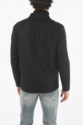 Over Shirt DERBY in Misto Lana a Quadri vichy con Doppio Taschino