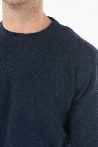Maglia Girocollo in Lana Vergine con Toppe