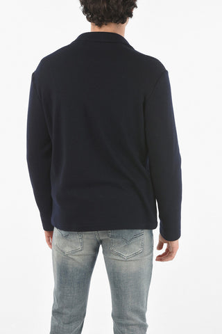 Solid Color Virgin Wool Derby Blazer