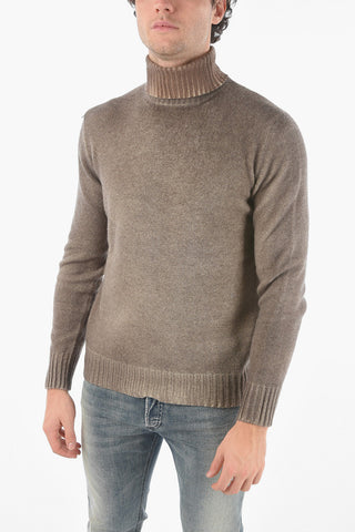 Turtleneck Virgin Wool Blend Sweater