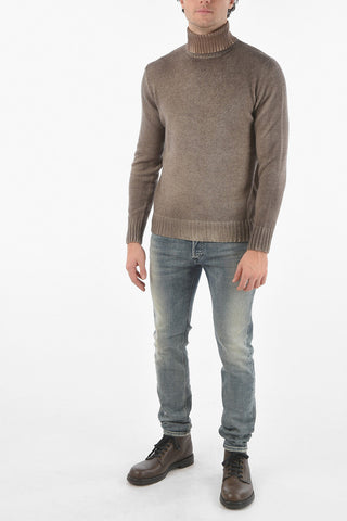 Turtleneck Virgin Wool Blend Sweater