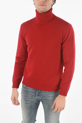 Virgin Wool Turtle-neck Sweater