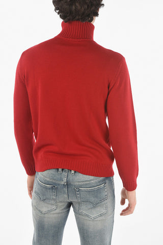 Virgin Wool Turtle-neck Sweater