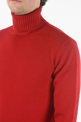 Virgin Wool Turtle-neck Sweater
