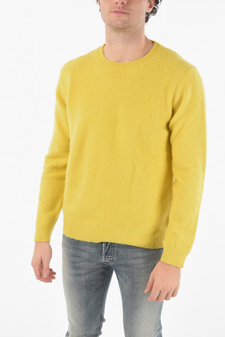 Maglia Girocollo con Dettagli Distressed