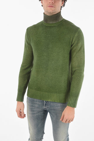 Turtleneck Virgin Wool Blend Sweater