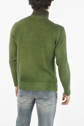 Turtleneck Virgin Wool Blend Sweater