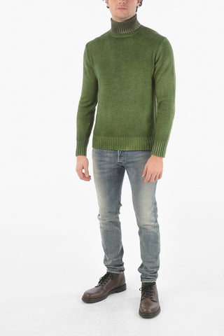 Turtleneck Virgin Wool Blend Sweater