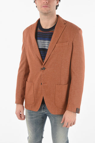 Blazer 2 Bottoni TITO con Revrs Classico e Tasche a Toppa