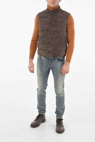 Giubbotto STURGIS in Suede Senza Manica