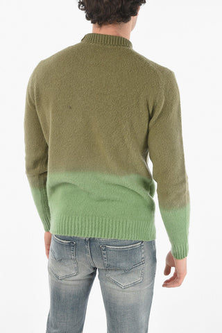 Turtleneck Shaded Virgin Wool Sweater