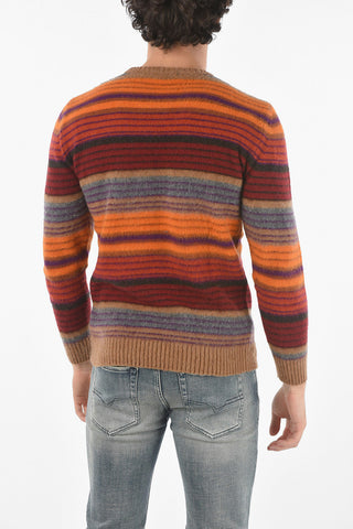 Maglia Girocollo a Righe Multicolor