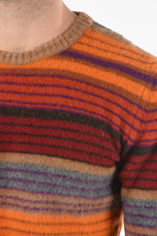 Maglia Girocollo a Righe Multicolor