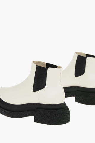 Leather CHARLI SPORTLIFT Chealsea Boots with Crepe Chunky Sole
