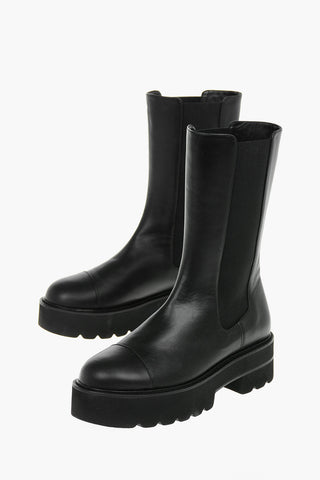 Leather PRESLEY ULTLIF Chelsea Boots with Statement Sole