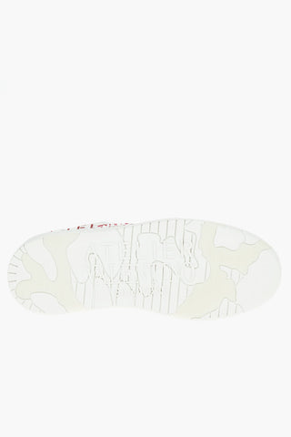 ATELIER Lace-up Patchwork Leather Sneakers