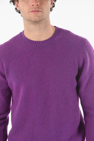 Patch Details Crew-neck Sweater