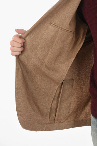Cashmere Blend TITO Unlined Blazer with Notch Lapel