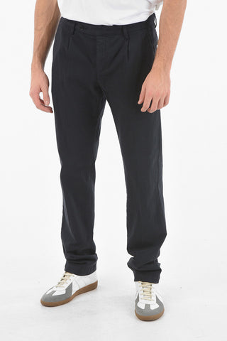 Twill Single-pleated Pants