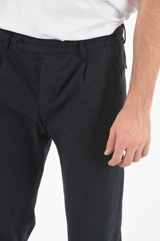 Twill Single-pleated Pants