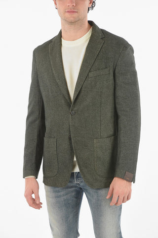 Blazer Sfoderato TITO in Misto Cashmere con Revers Classico