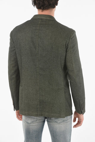 Blazer Sfoderato TITO in Misto Cashmere con Revers Classico