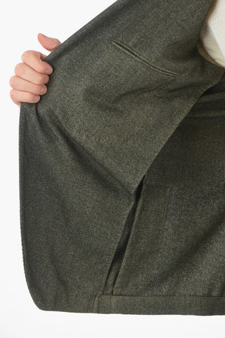 Blazer Sfoderato TITO in Misto Cashmere con Revers Classico