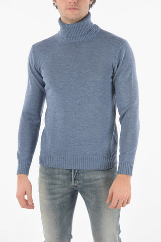 Virgin Wool Turtleneck Sweater 