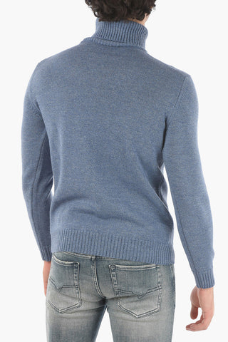 Virgin Wool Turtleneck Sweater