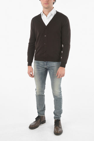 Extra-Fine Virgin Merino Wool Cardigan