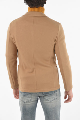 Notch Lapel Virgin Wool BIAGIO Double Breasted Blazer