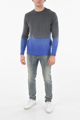 Maglia Bicolore in Lana Vergine