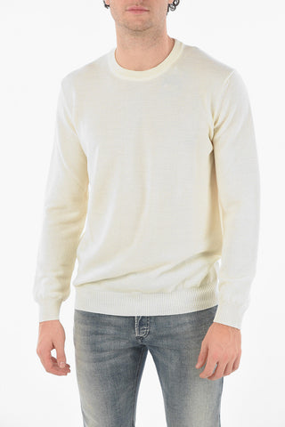 Aran Virgin Wool Crewneck Sweater