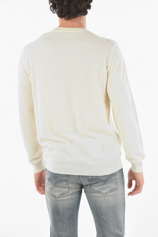 Aran Virgin Wool Crewneck Sweater