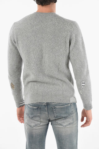 Maglia Girocollo in Misto Lana