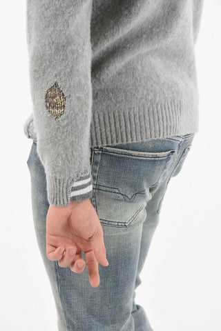Maglia Girocollo in Misto Lana