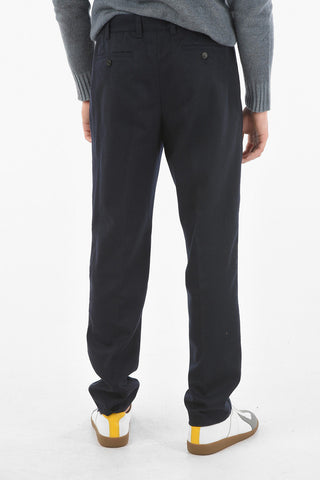 Wool-blend Single-pleated LINCOLN Pants
