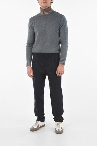 Wool-blend Single-pleated LINCOLN Pants