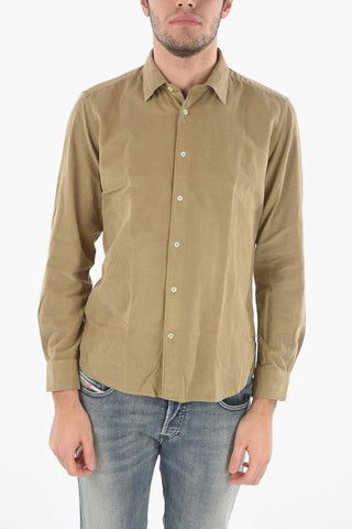 Camicia in Velour a Costine