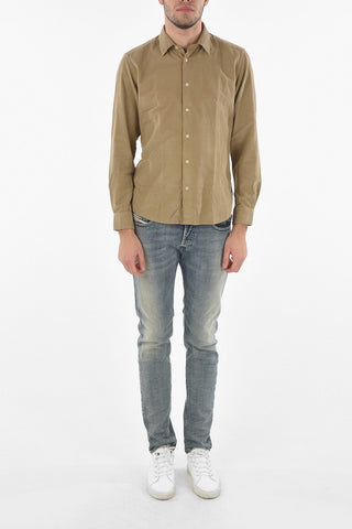 Camicia in Velour a Costine