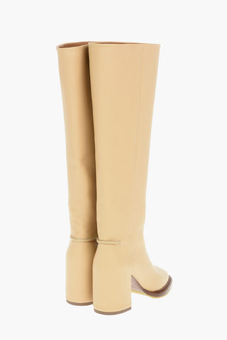 10 cm Heel Leather EDITH High Boots