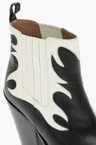 9 cm Heel Pointed FRIDA Leather Booties